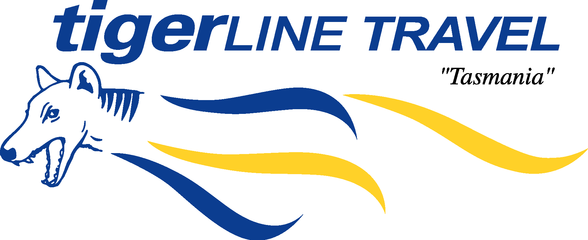 TigerLine Travel Logo Vector Logo